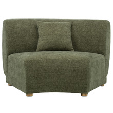 Crescent Wedge Armless Lounge Chair